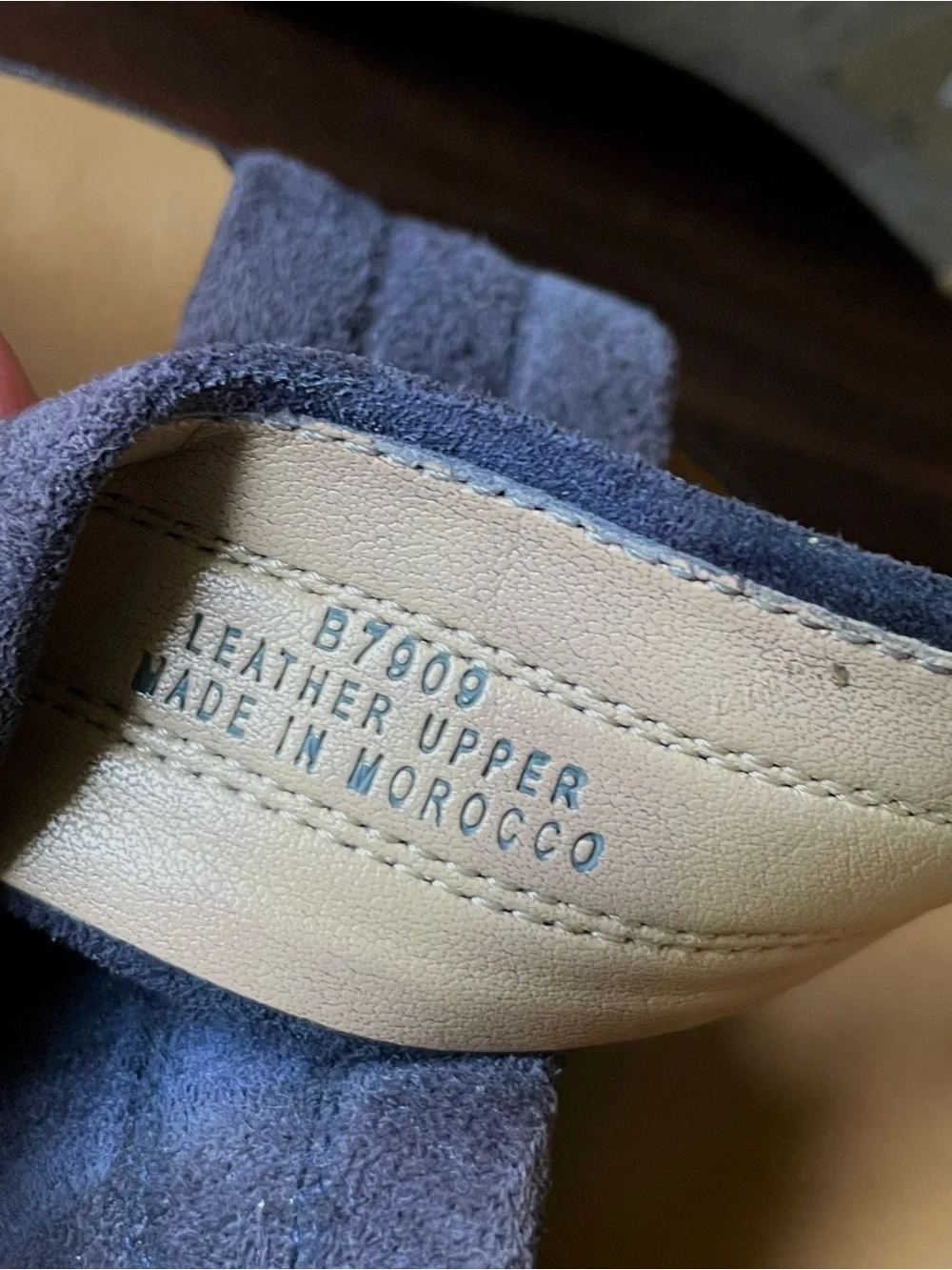 J Crew Navy Blue Marcie Suede Criss Cross Platform Wedge Sandals Size: 7.5/8